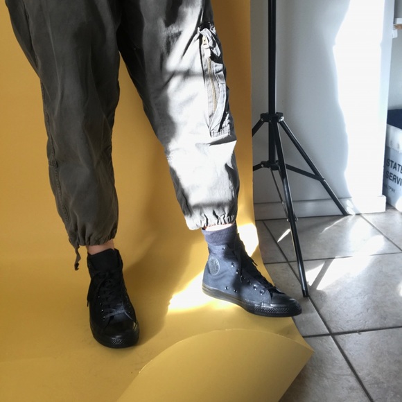 Black High Top Converse - Picture 4 of 4